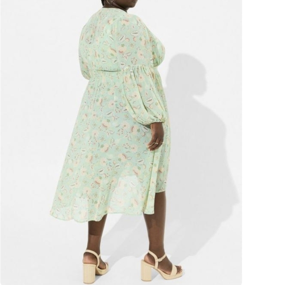 Festi Chiffon Puff Sleeve Kimono/Tunic - Picture 3 of 9